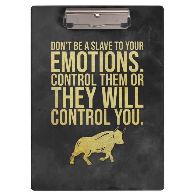 Carpeta De Pinza El inversor controla tus emociones (Anverso)