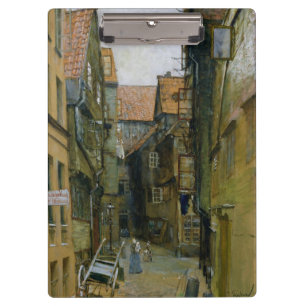 Carpeta De Pinza El Matthiasstrasse en Hamburgo, 1891