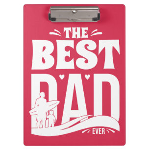 Carpeta De Pinza El Mejor Papá del Mundo - Padre e Hijo