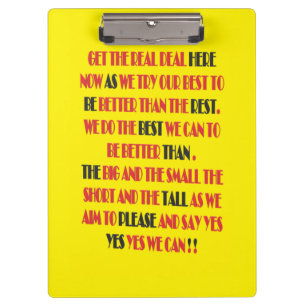 Carpeta De Pinza El negocio real está aquí poster tipo de letra art