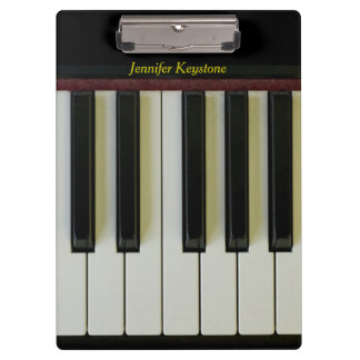 Carpeta De Pinza El piano cierra nombre adaptable