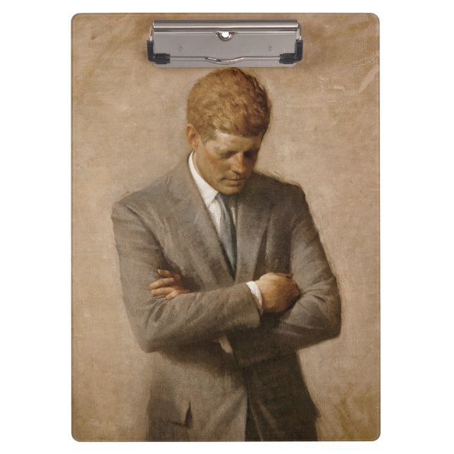 Carpeta De Pinza El presidente estadounidense John Kennedy Retrato  (Anverso)