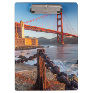 Carpeta De Pinza El puente Golden Gate desde Fort Point