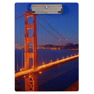 Carpeta De Pinza El puente icónico con San Francisco
