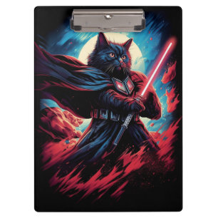 Carpeta De Pinza El Samurai de la Stardust Guerrero del gato cósm