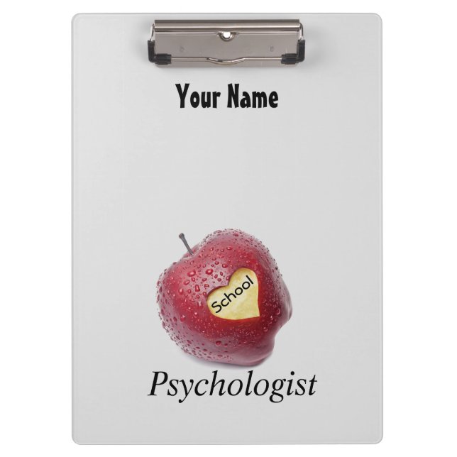 Carpeta De Pinza El tablero del psicólogo de la escuela (Anverso)