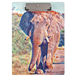 Carpeta De Pinza elefante acuarell