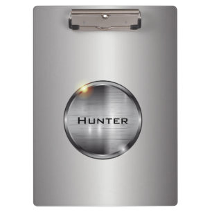 Carpeta De Pinza Elegante Acero brillante