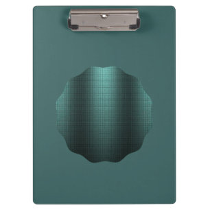 Carpeta De Pinza Elegante aspecto metálico verde azul con rastros n