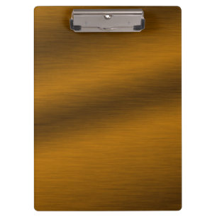 Carpeta De Pinza Elegante Bronce Falso Pulido