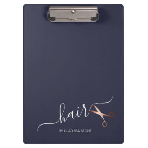 Carpeta De Pinza Elegante estilista moderno de las tijeras de oro r