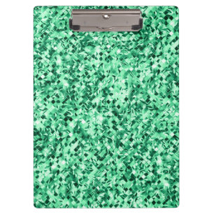 Carpeta De Pinza Elegante Estilo Chic Patrón Verde Colorido