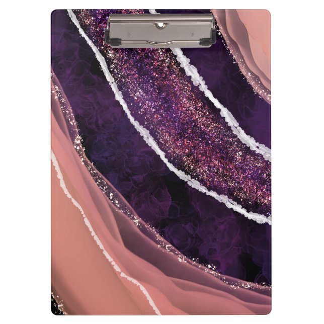 Carpeta De Pinza Elegante Gemstone moderno (Anverso)