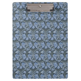 Carpeta De Pinza Elegante patrón floral de acuarela azul