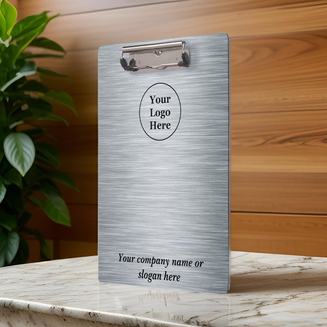 Carpeta De Pinza Elegante plata metálica (Subido por el creador)