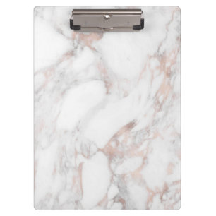 Carpeta De Pinza Elegante Rosa de mármol moderno Moda de plantilla