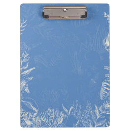 Carpeta De Pinza Elegante toile azul oceánico