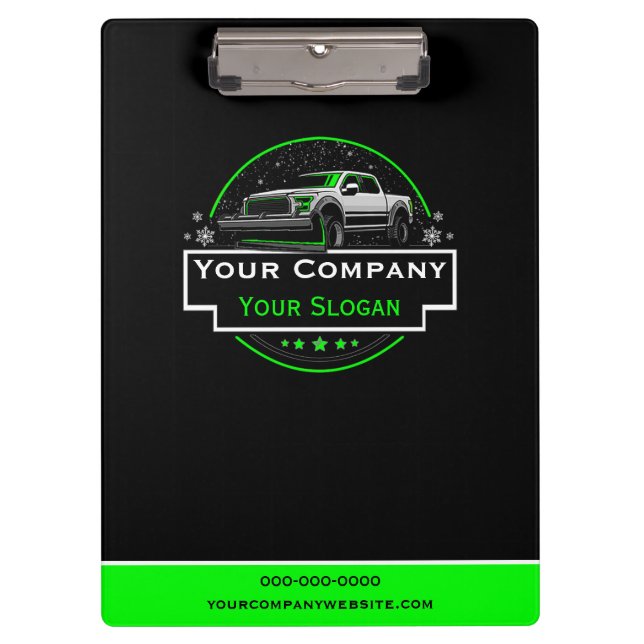 Carpeta De Pinza Eliminación profesional de la nieve, empresa de de (Anverso)