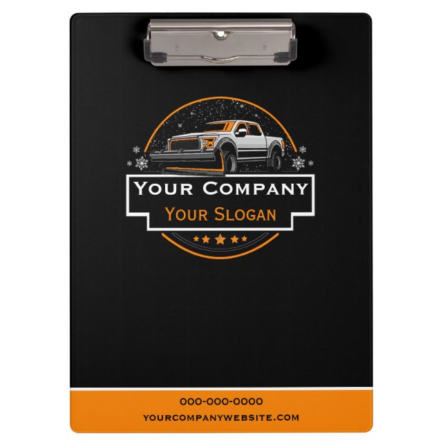 Carpeta De Pinza Eliminación profesional de la nieve, empresa de de (Anverso)