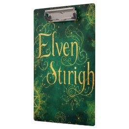 Carpeta De Pinza Elven Stirigh – Sigils in Green