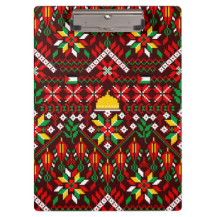 Carpeta De Pinza Embrodería tradicional de Palestina Tatreez