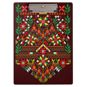 Carpeta De Pinza Embrodería tradicional de Palestina Tatreez