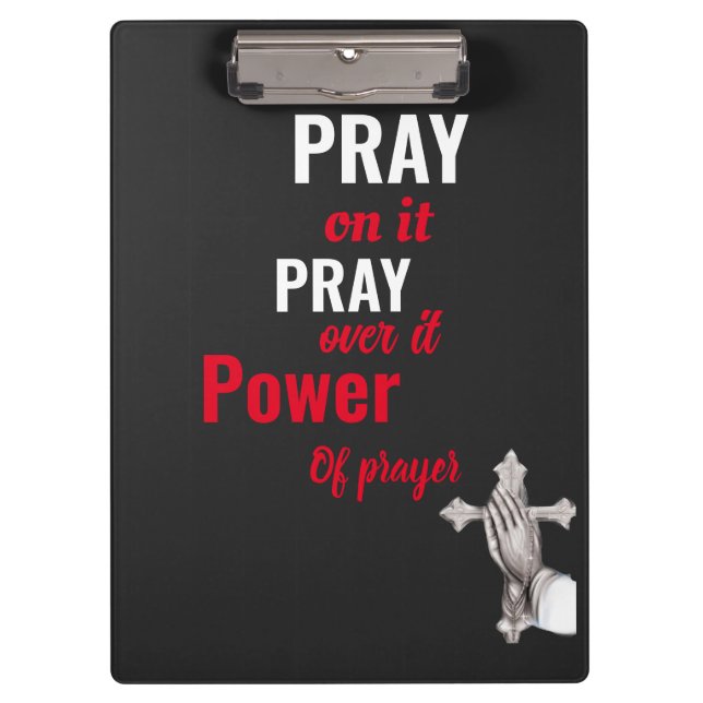 Carpeta De Pinza "Empodera tus oraciones con la Placa Clip (Anverso)