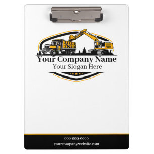 Carpeta De Pinza Empresa de construcción de equipo pesado profesion