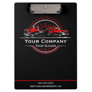 Carpeta De Pinza Empresa de Remolque Profesional, Servicio de Trans