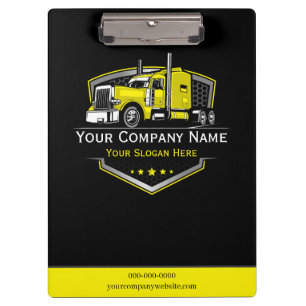 Carpeta De Pinza Empresa de transporte de camiones profesional