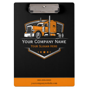 Carpeta De Pinza Empresa de transporte de camiones profesional