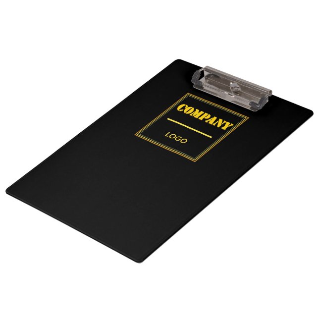 Carpeta De Pinza Empresa personalizada negra moderna personalizada  (Angular)