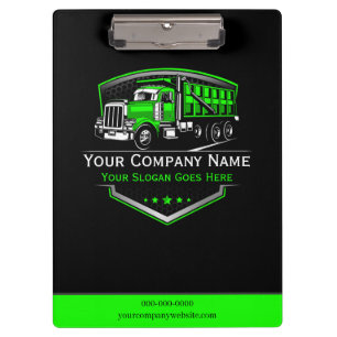 Carpeta De Pinza Empresa Profesional de Transporte de Camiones