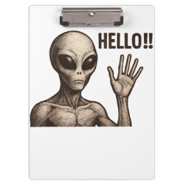 Carpeta De Pinza Encuentro Grave: El saludo Alienígena