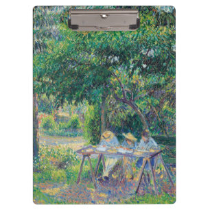 Carpeta De Pinza Enfants attabés dans le jardin Camille Pissarro