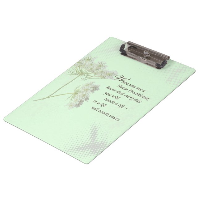 Carpeta De Pinza Enfermera practicante Touch Lives Wildflower (Angular)