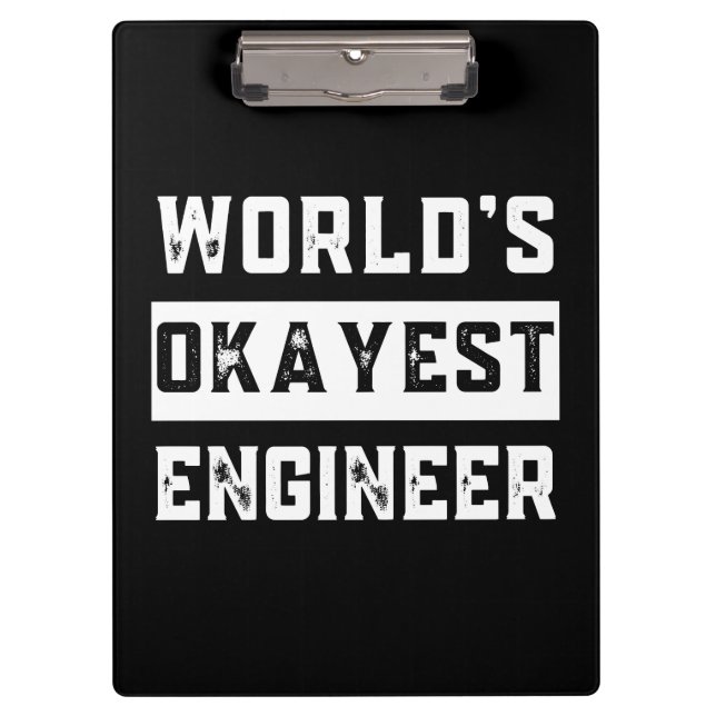 Carpeta De Pinza engineer, engineering, okayest, funny, humor (Anverso)