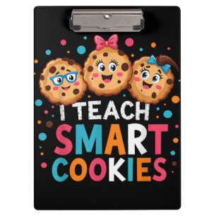 Carpeta De Pinza Enseño a Galletas Inteligentes Maestra de Regreso 