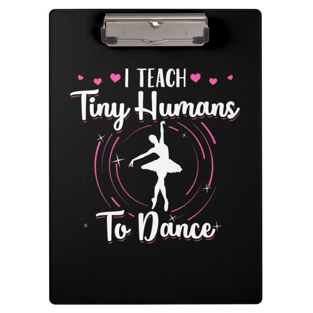 Carpeta De Pinza Enseño A Los Pequeños Humanos A Bailar (Anverso)