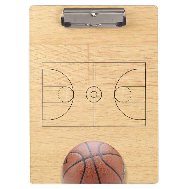 Carpeta De Pinza Entrenador de baloncesto (Anverso)