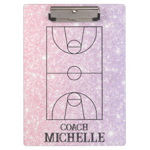 Carpeta De Pinza Entrenador de baloncesto personalizado