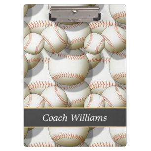 Carpeta De Pinza Entrenador de béisbol