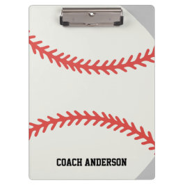Carpeta De Pinza Entrenador de béisbol
