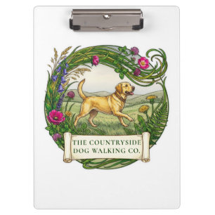 Carpeta De Pinza Entrenador de Caminante de Perro Labrador