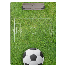 Carpeta De Pinza Entrenador de fútbol del fútbol