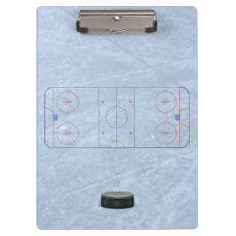 Carpeta De Pinza Entrenador de hockey sobre hielo