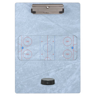 Carpeta De Pinza Entrenador de hockey sobre hielo