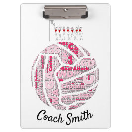 Carpeta De Pinza Entrenador de Netball Personalizado Personalizado