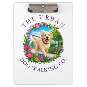 Carpeta De Pinza Entrenador de paseador de perros Labrador