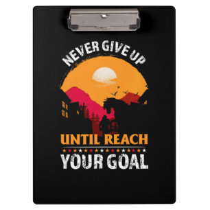 Carpeta De Pinza Equestrian Gift   Never Give Up Until Reach